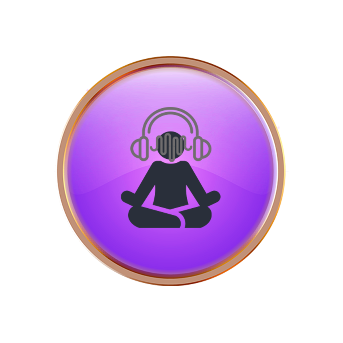 Binaural Beat Frequencies purple icon