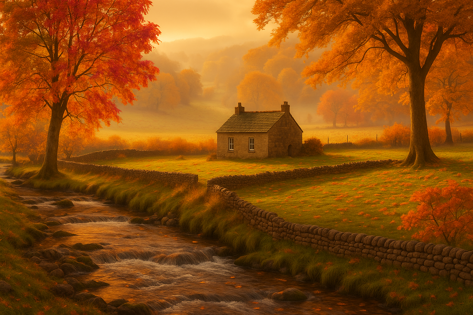 Shades of Autumn scene