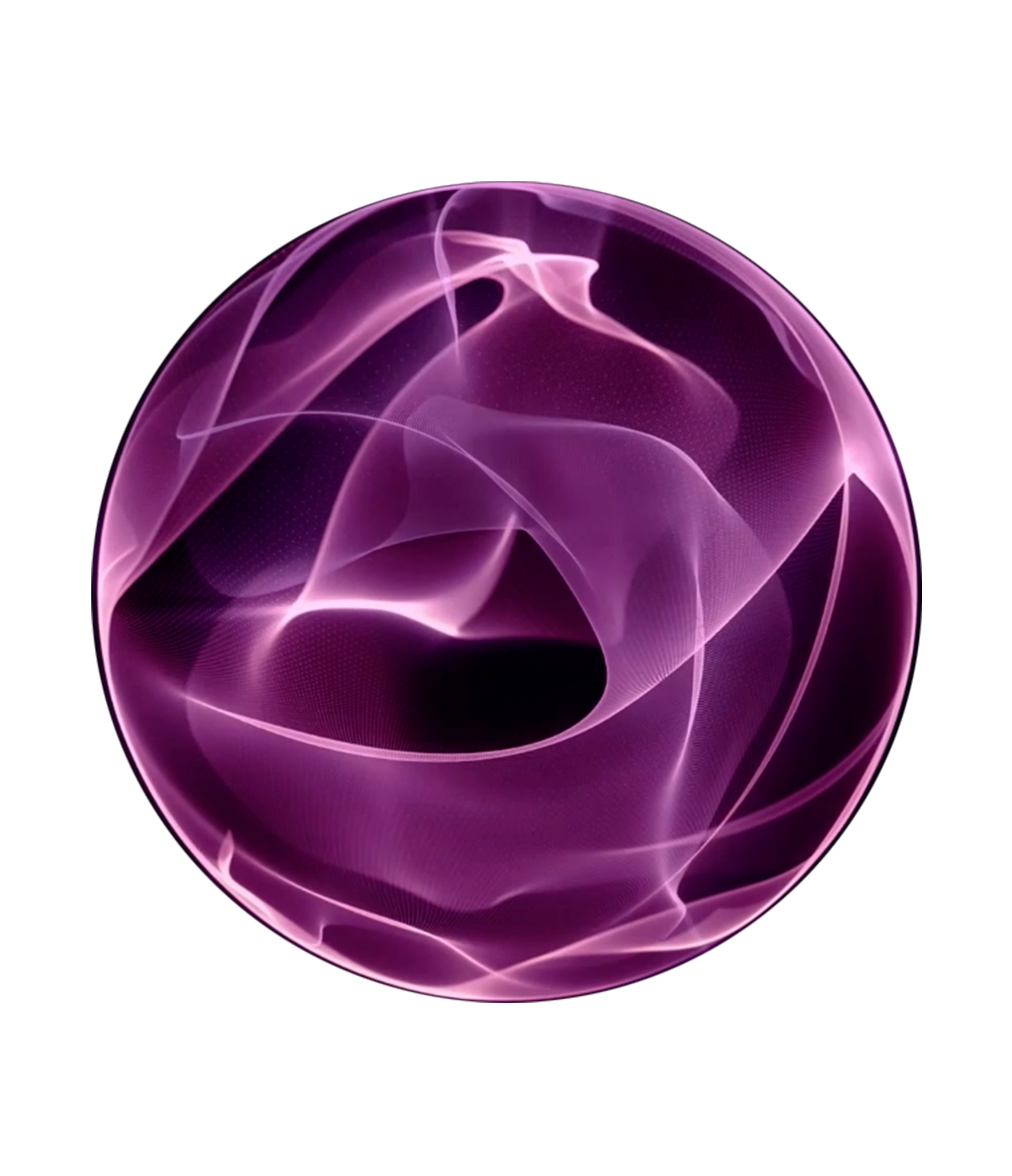 Soft purple spherical waveform representing 18 Hz Delta Binaural Beats, symbolising sustained mental effort, reasoning, and effective study support