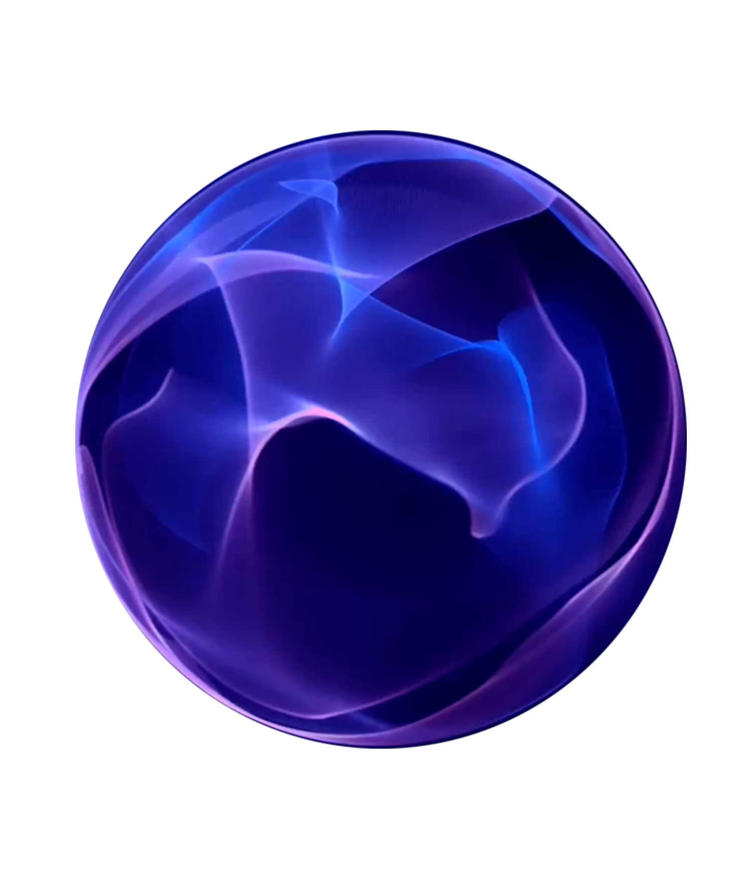 Deep purple spherical waveform representing 1 Hz Delta Binaural Beats, symbolizing deep restorative sleep, unconscious thought processing, regenerative healing, and dreamless sleep