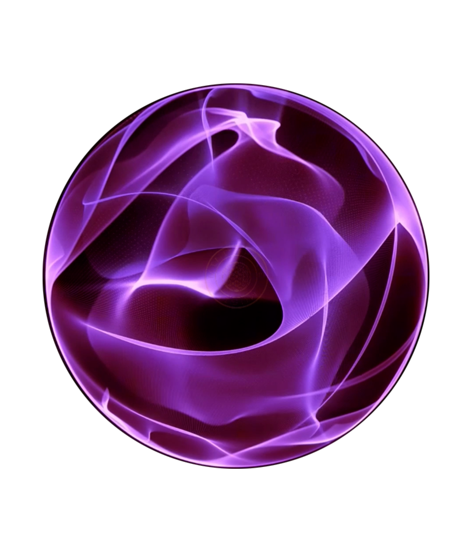 Deep violet spherical waveform representing 20 Hz Delta Binaural Beats, symbolising cognitive enhancement, memory recall, and mental processing efficiency